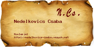 Nedelkovics Csaba névjegykártya